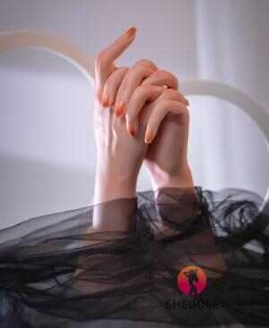 [SHEDOLL] Articulated Hand Model | Poseable Finger Joints for Nail Art/Photography | Medical-grade Companion Hand (0.88kg Lifesize)